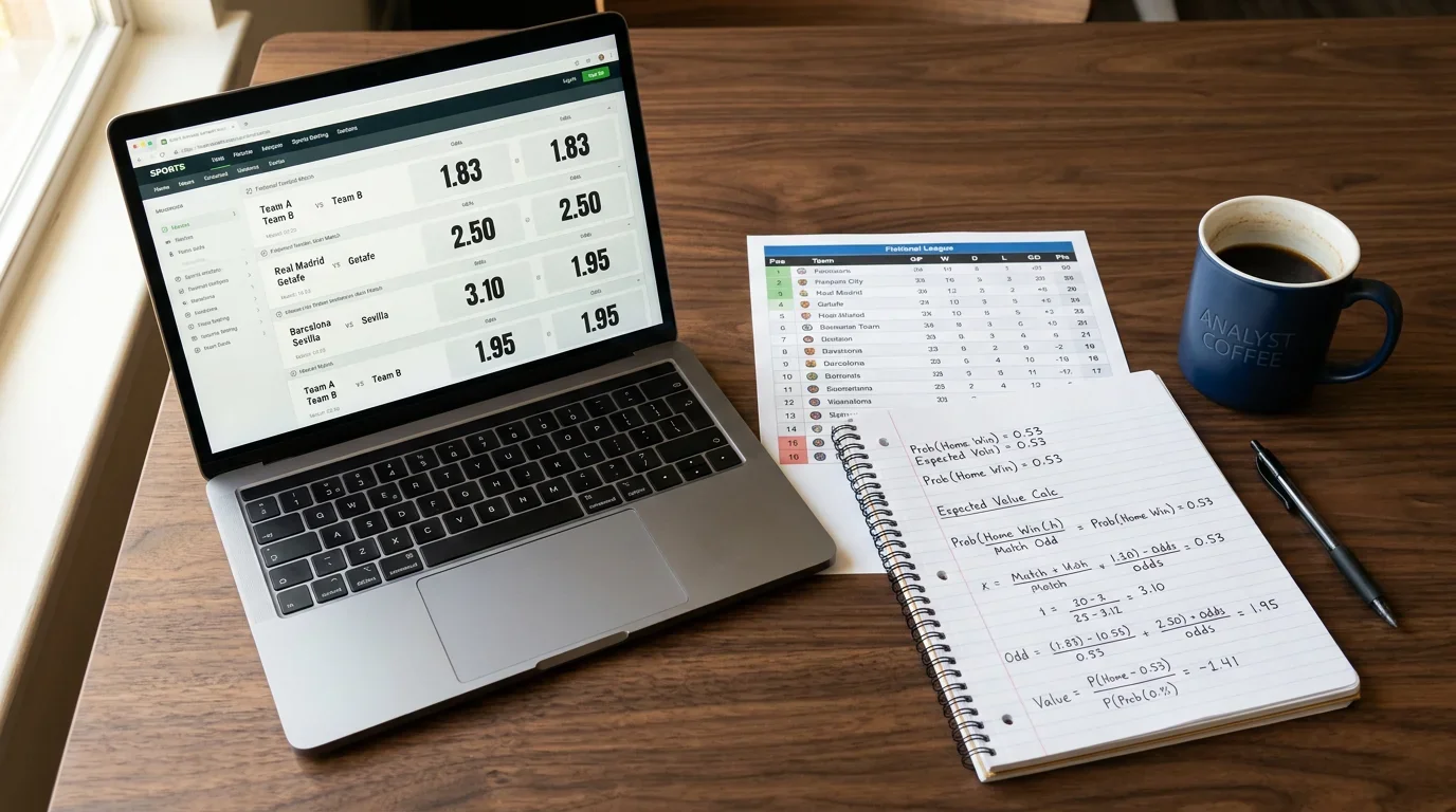 Cuotas de apuestas al campeón de LaLiga en una casa de apuestas deportivas